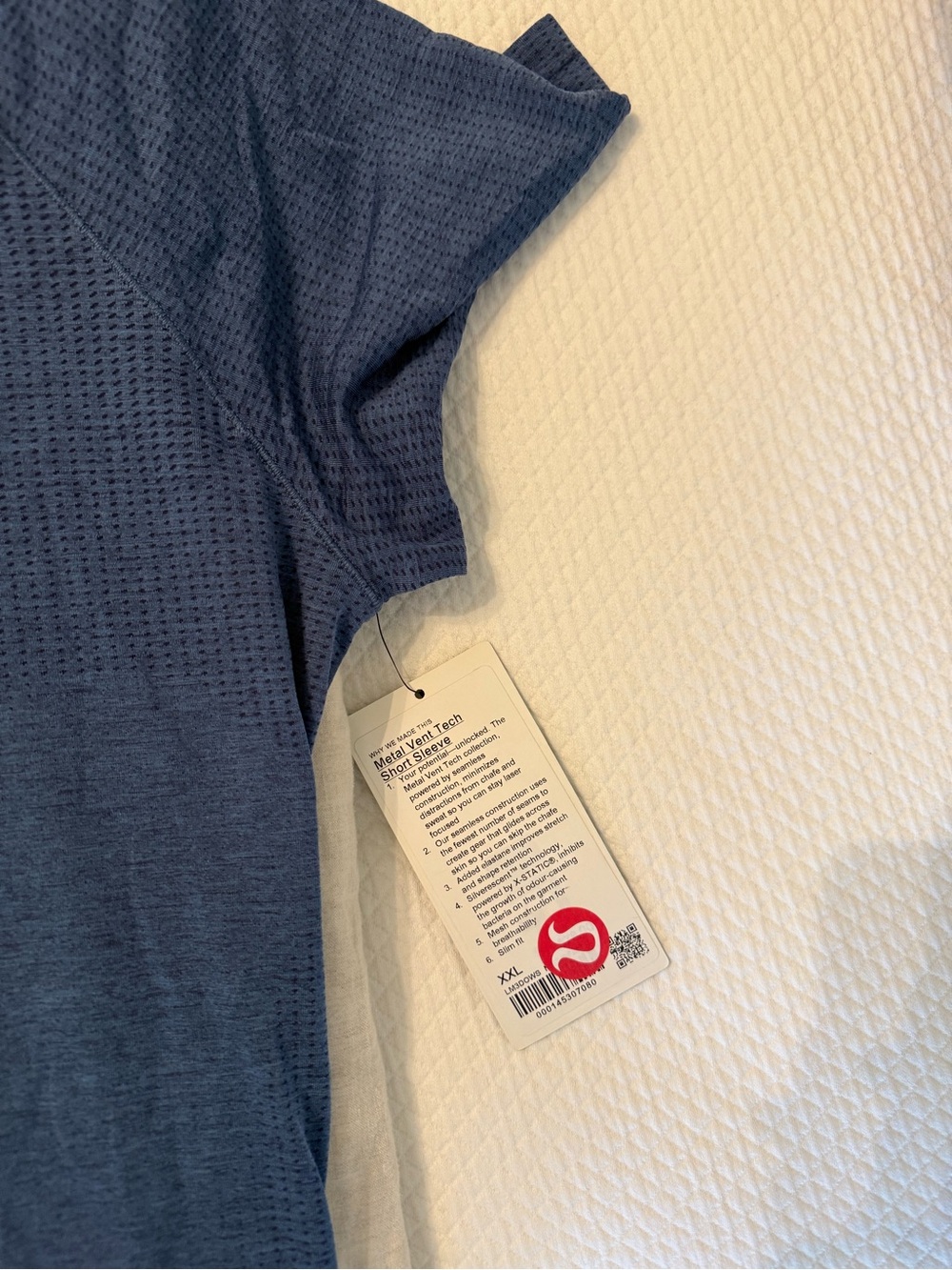 Lululemon Men’s Blue Metal Vent Tech Short Sleeve Tee